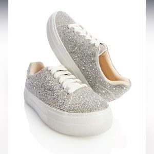 Betsey Johnson Sidney Rhinestones Sneakers